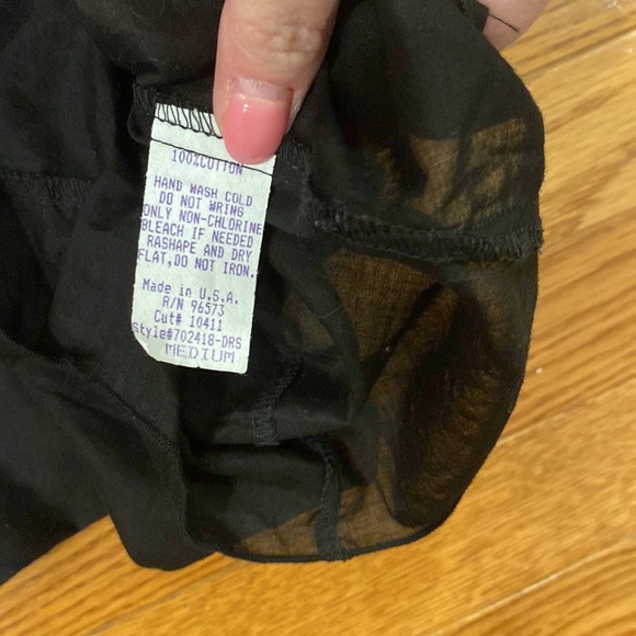 Sheer sleeveless top with ruffle trim - Picture 6 of 8